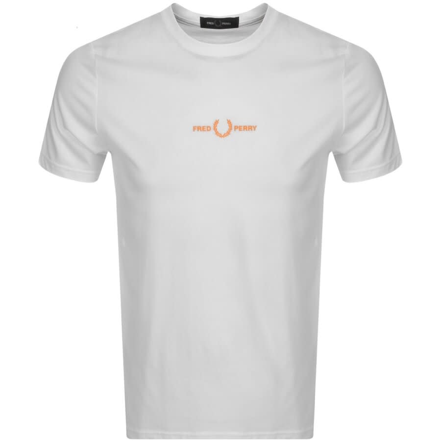 Alternative Image for ProductFred Perry Logo T Shirt White1