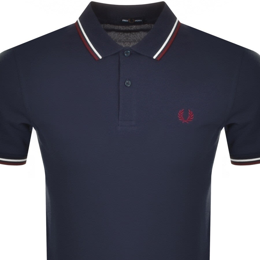 Alternative Image for ProductFred Perry Twin Tipped Polo T Shirt Navy2