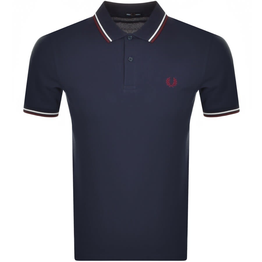 Alternative Image for ProductFred Perry Twin Tipped Polo T Shirt Navy1