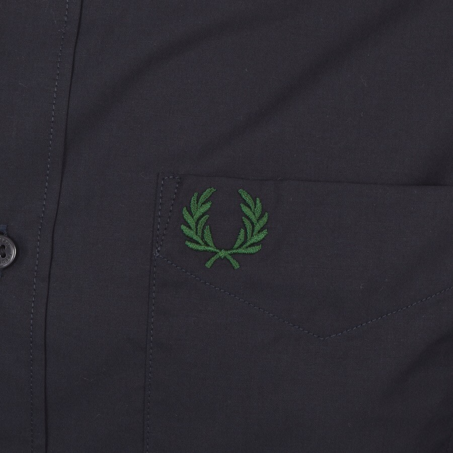 Alternative Image for ProductFred Perry Long Sleeved Taped Placket Shirt Navy3
