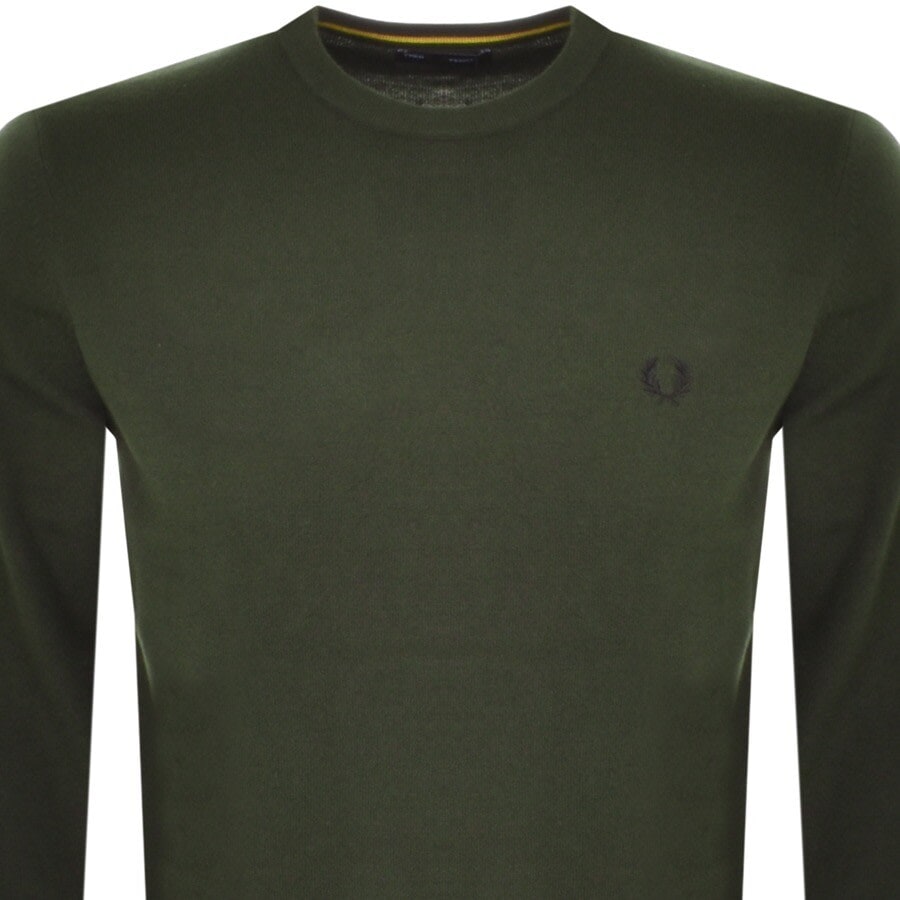 Alternative Image for ProductFred Perry Crew Neck Knit Jumper Green2