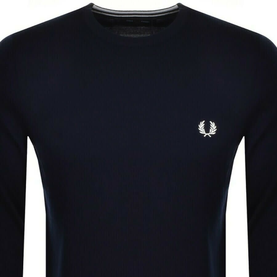 Alternative Image for ProductFred Perry Crew Neck Knit Jumper Black2