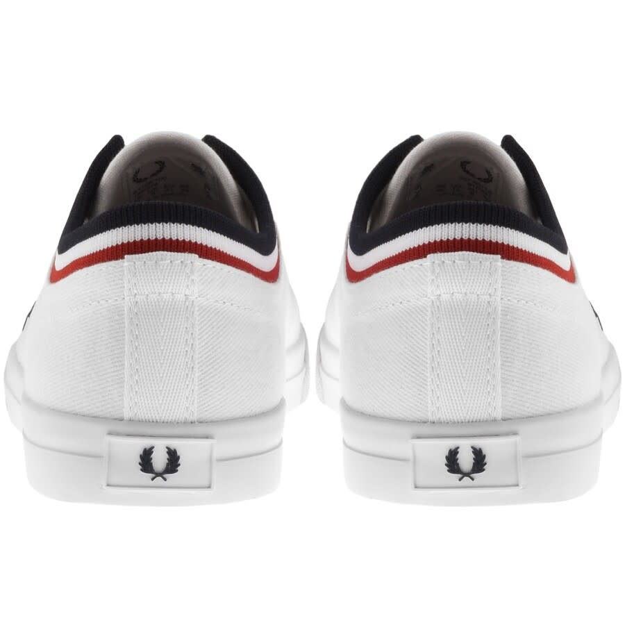 Alternative Image for ProductFred Perry Underspin Tipped Cuff Trainers White2