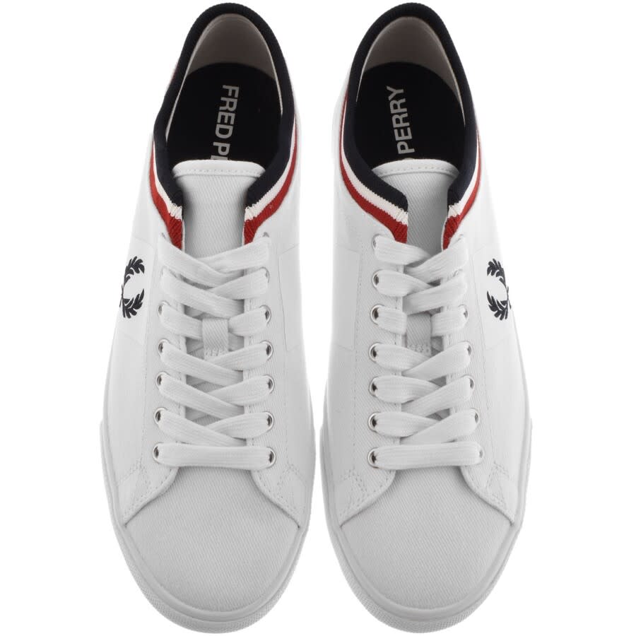 Alternative Image for ProductFred Perry Underspin Tipped Cuff Trainers White3