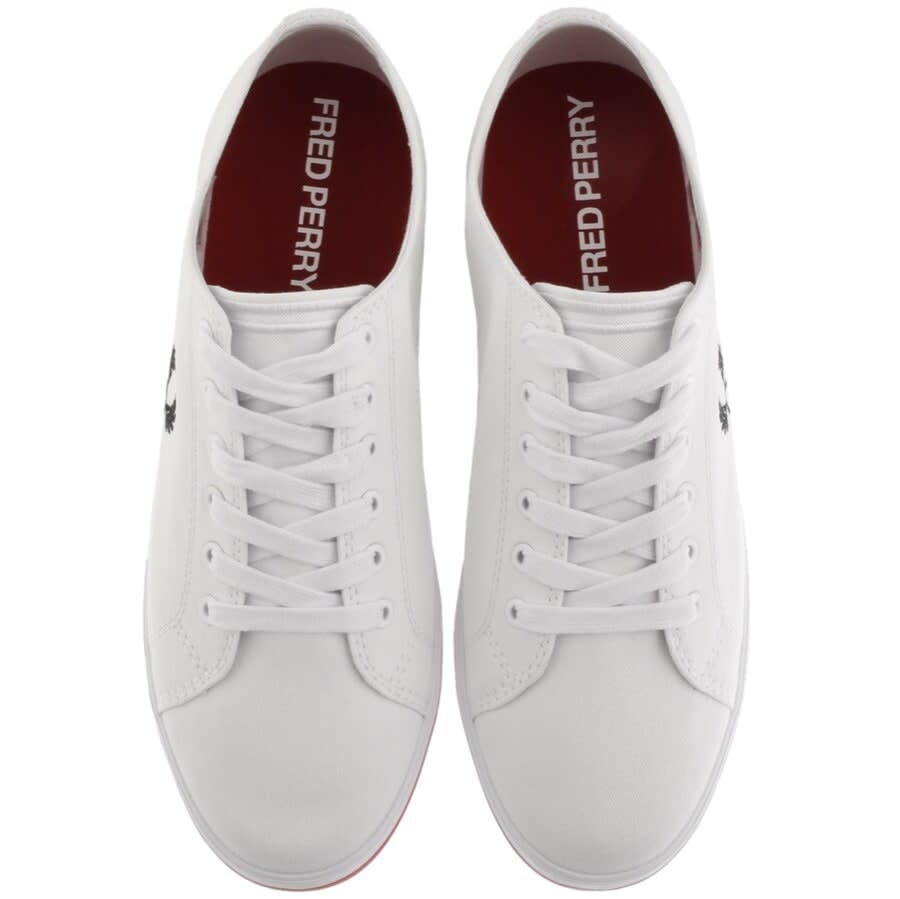 Alternative Image for ProductFred Perry Kingston Twill Trainers White3