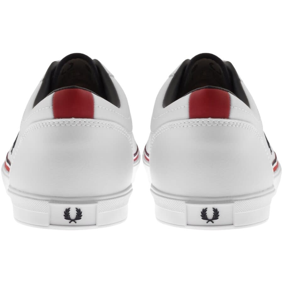 Alternative Image for ProductFred Perry Baseline Leather Trainers White2