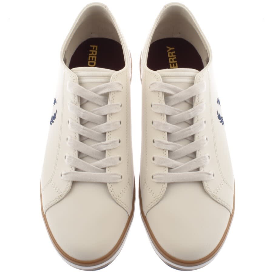 Alternative Image for ProductFred Perry Kingston Leather Trainers White3