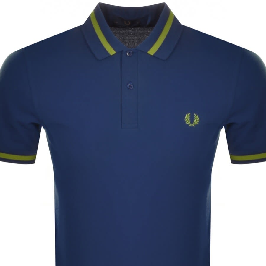 Alternative Image for ProductFred Perry Tipped Polo T Shirt Blue2