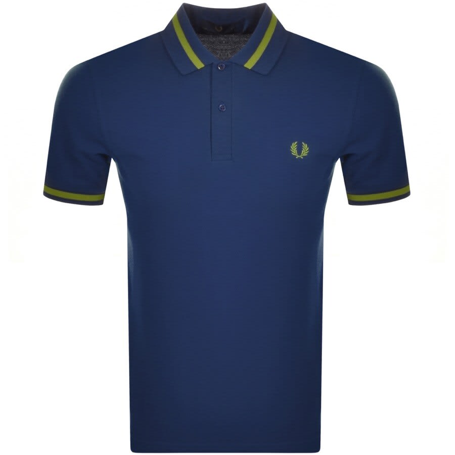 Alternative Image for ProductFred Perry Tipped Polo T Shirt Blue1