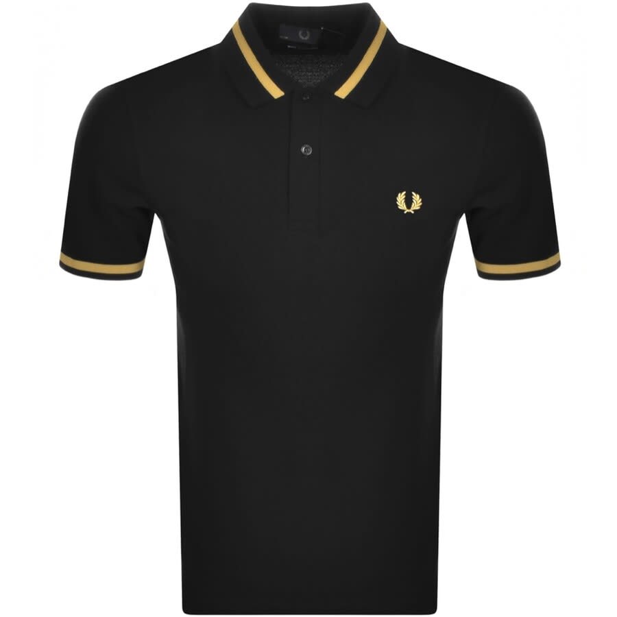 Alternative Image for ProductFred Perry Tipped Polo T Shirt Black1