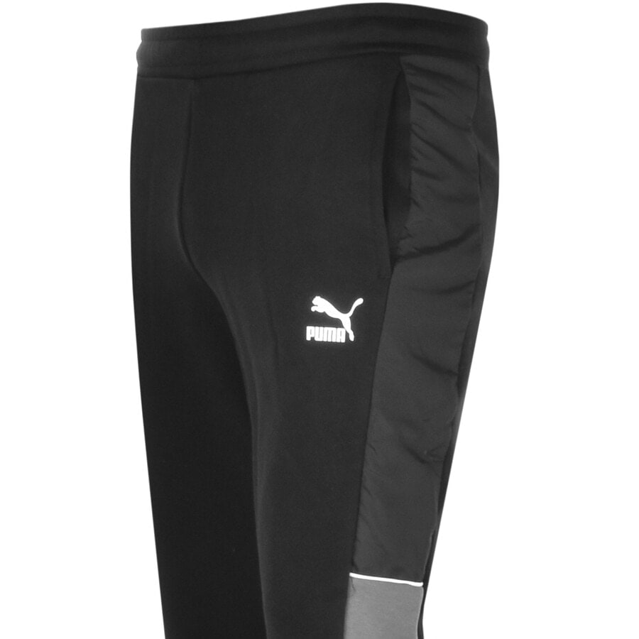 Alternative Image for ProductPuma Logo Jogging Bottoms Black3