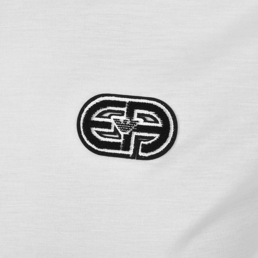 Alternative Image for ProductEmporio Armani Crew Neck Logo T Shirt White3