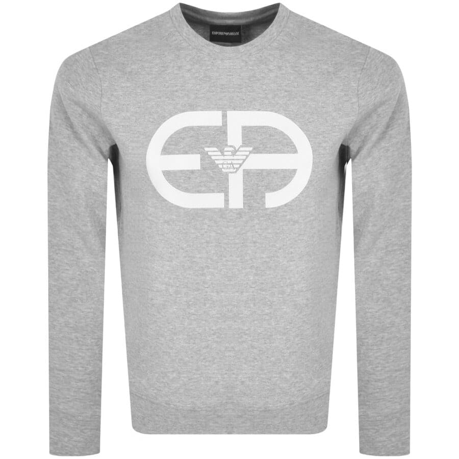 emporio armani logo crew sweatshirt