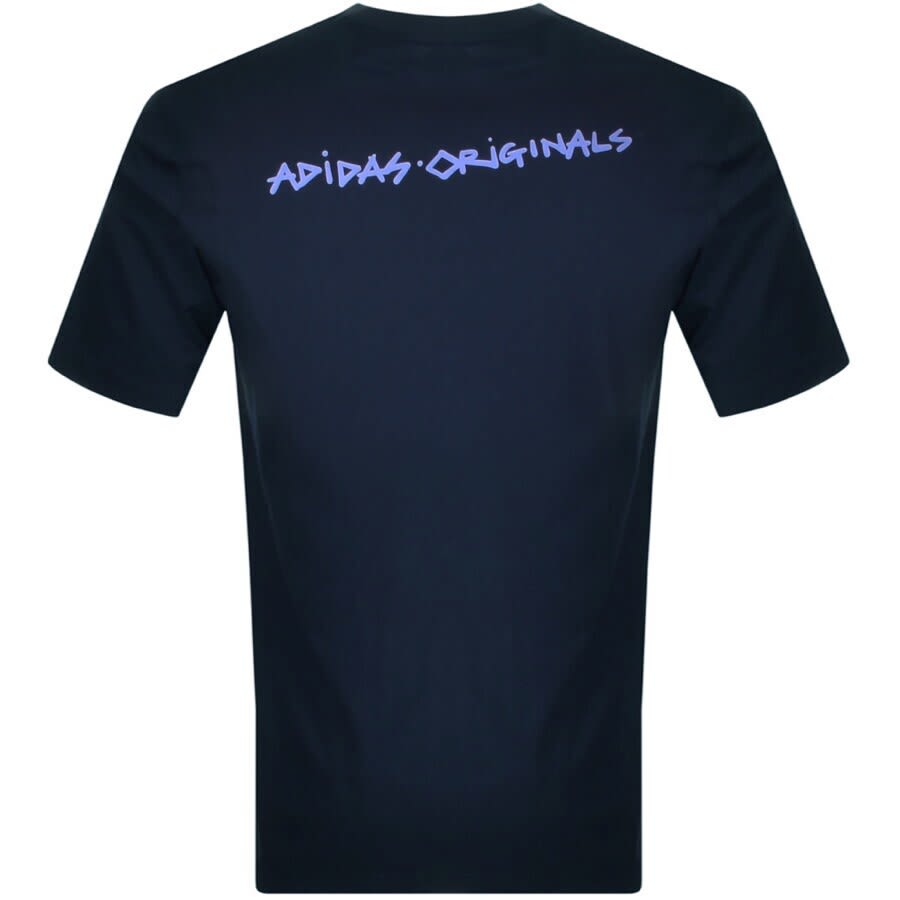 Alternative Image for Productadidas Originals 5 Dino T Shirt Navy3