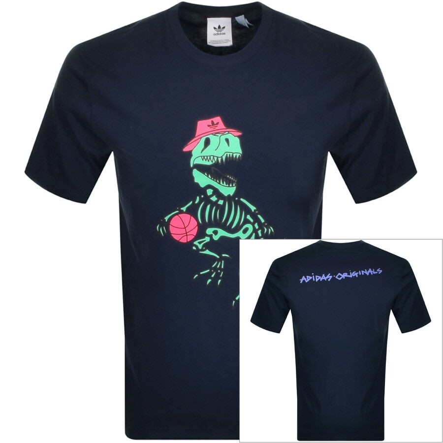 Alternative Image for Productadidas Originals 5 Dino T Shirt Navy1