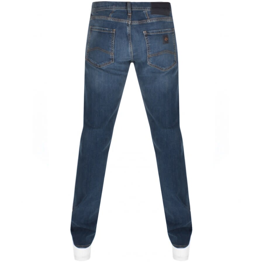 Alternative Image for ProductArmani Exchange J16 Straight Fit Jeans Blue2