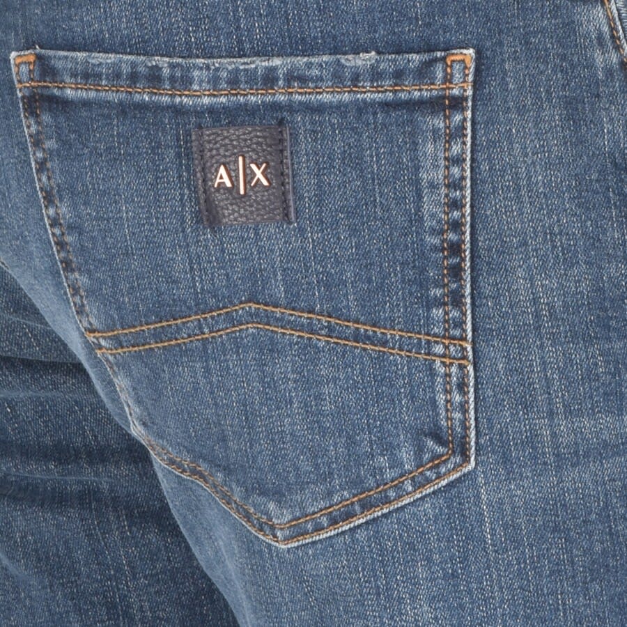 Alternative Image for ProductArmani Exchange J16 Straight Fit Jeans Blue3