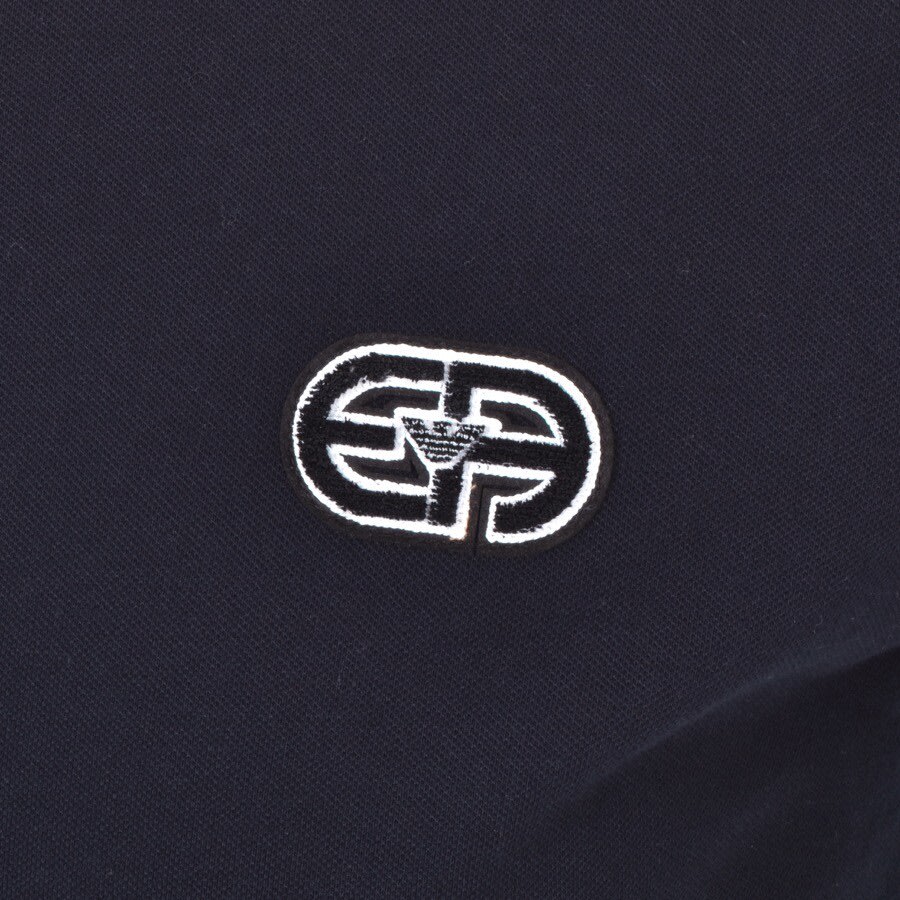 Alternative Image for ProductEmporio Armani Short Sleeved Polo T Shirt Navy3