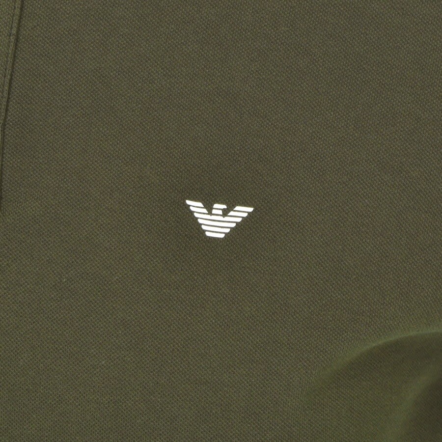 Alternative Image for ProductEmporio Armani Short Sleeved Polo T Shirt Green3