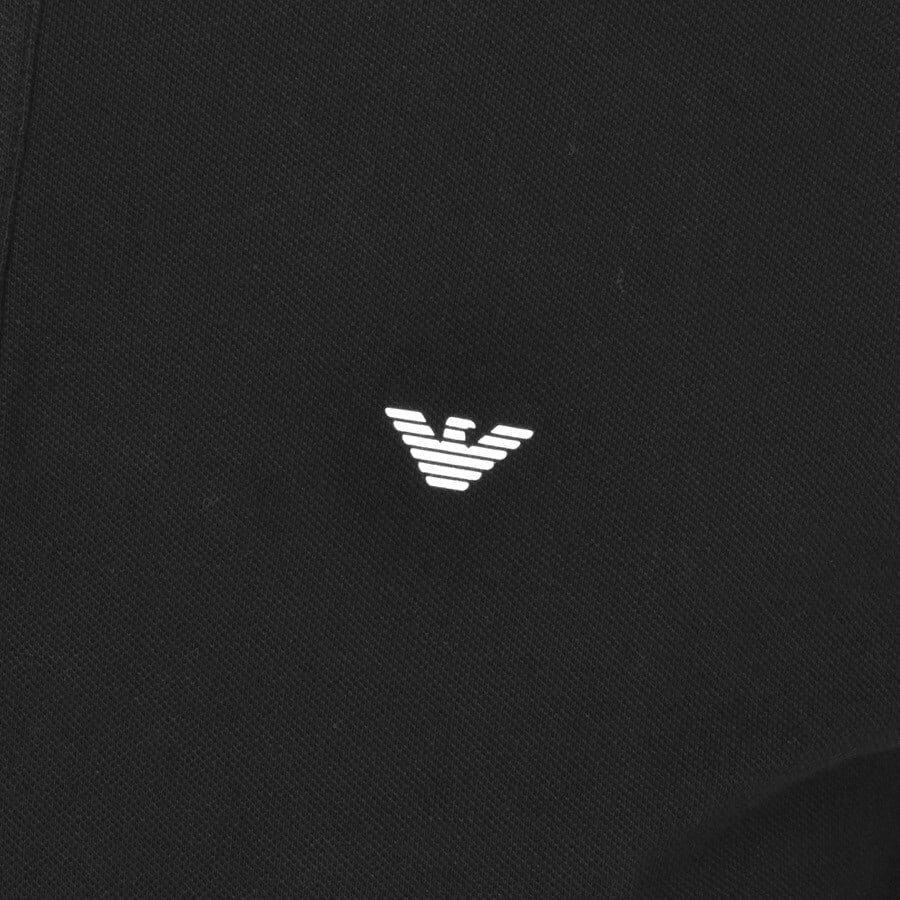 Alternative Image for ProductEmporio Armani Short Sleeved Polo T Shirt Black3
