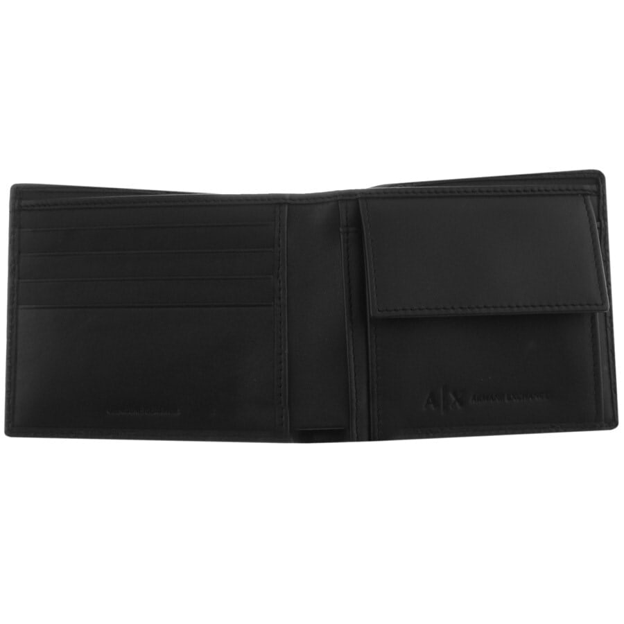 Alternative Image for ProductArmani Exchange Bifold Logo Wallet Black2