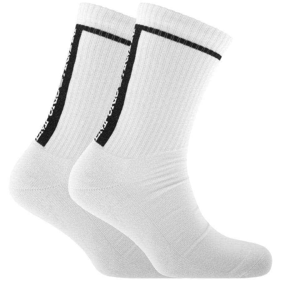 Alternative Image for ProductEmporio Armani 2 Pack Socks White1