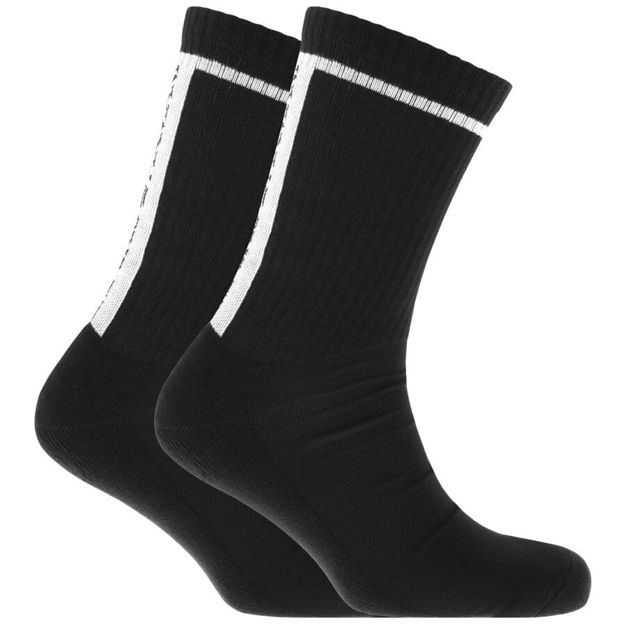 Alternative Image for ProductEmporio Armani 2 Pack Socks Black1