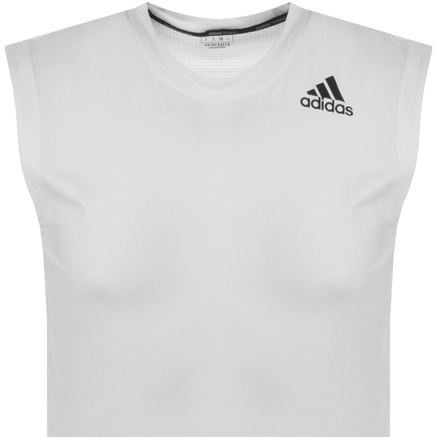 Alternative Image for Productadidas Training Techfit Vest White2