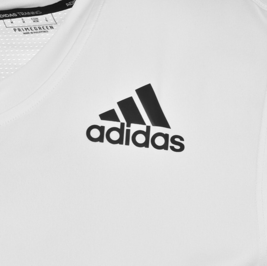 Alternative Image for Productadidas Training Techfit Vest White3