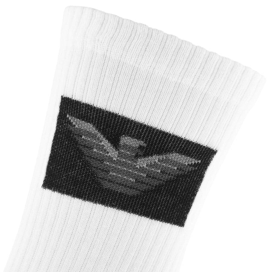 Alternative Image for ProductEmporio Armani 3 Pack Socks White3