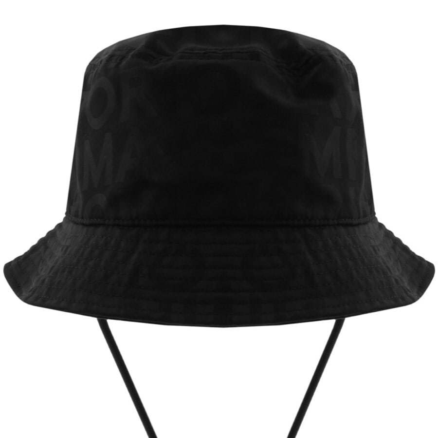 Alternative Image for ProductEmporio Armani Jacquard Logo Bucket Hat Black2