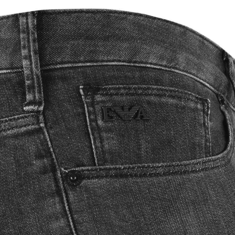 Emporio Armani J06 Jeans Dark Wash Grey | Mainline Menswear