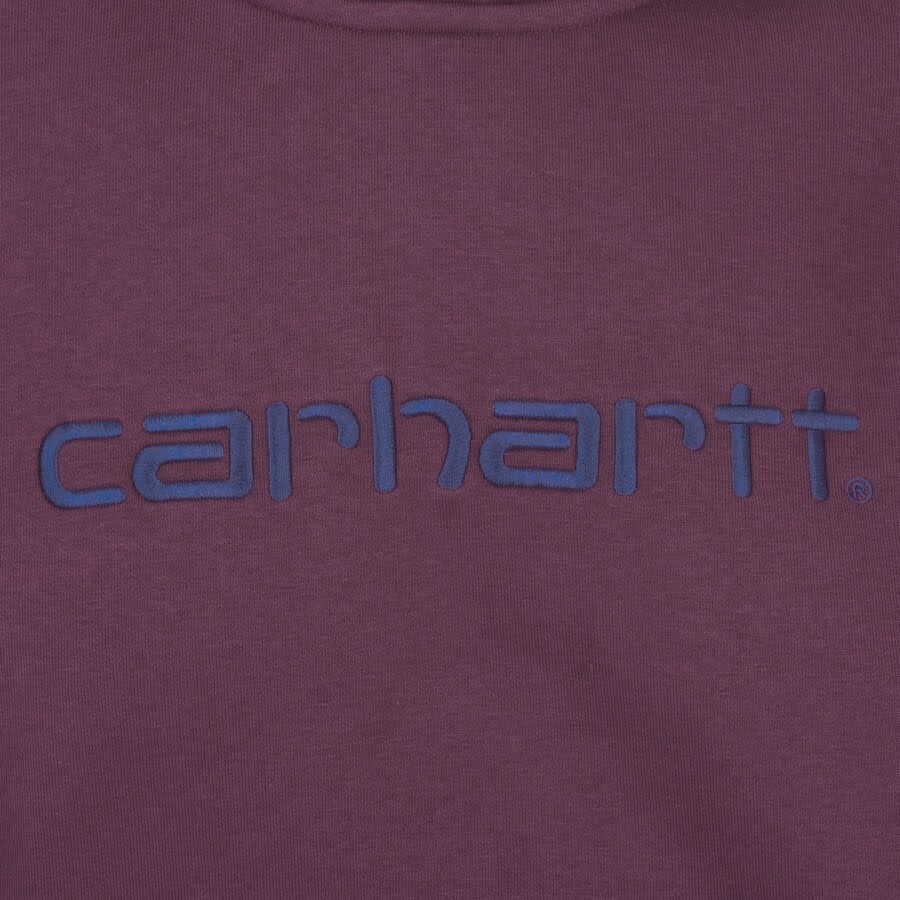 Alternative Image for ProductCarhartt Logo Hoodie Purple3