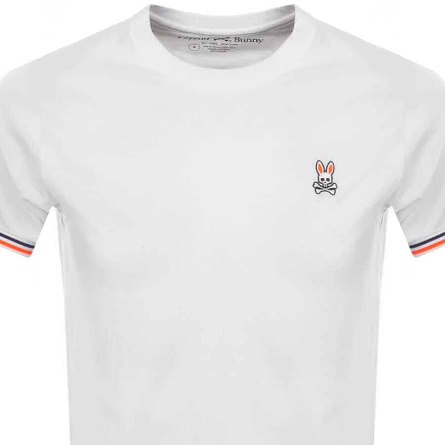 Alternative Image for ProductPsycho Bunny Kells Crew Neck T Shirt White2