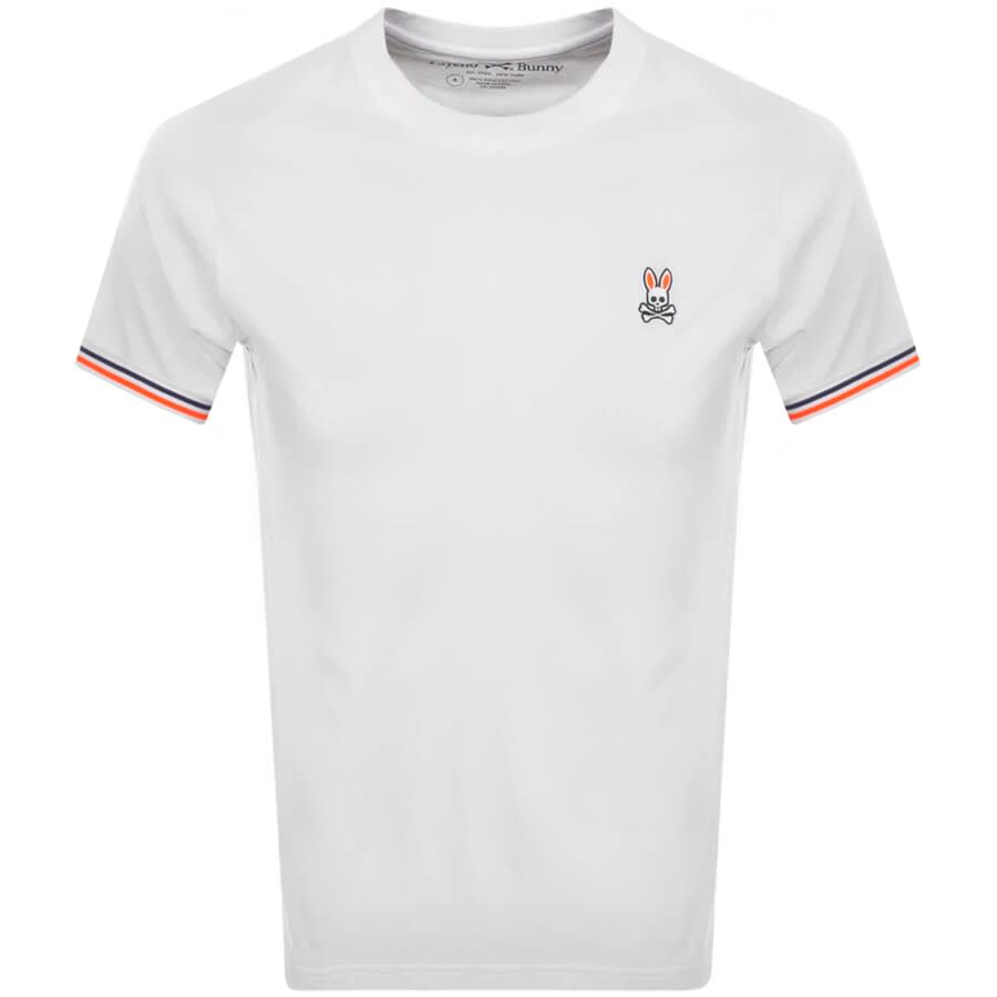 Alternative Image for ProductPsycho Bunny Kells Crew Neck T Shirt White1