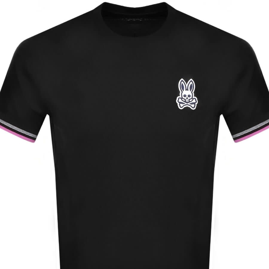 Alternative Image for ProductPsycho Bunny Hutton Crew Neck T Shirt Black2