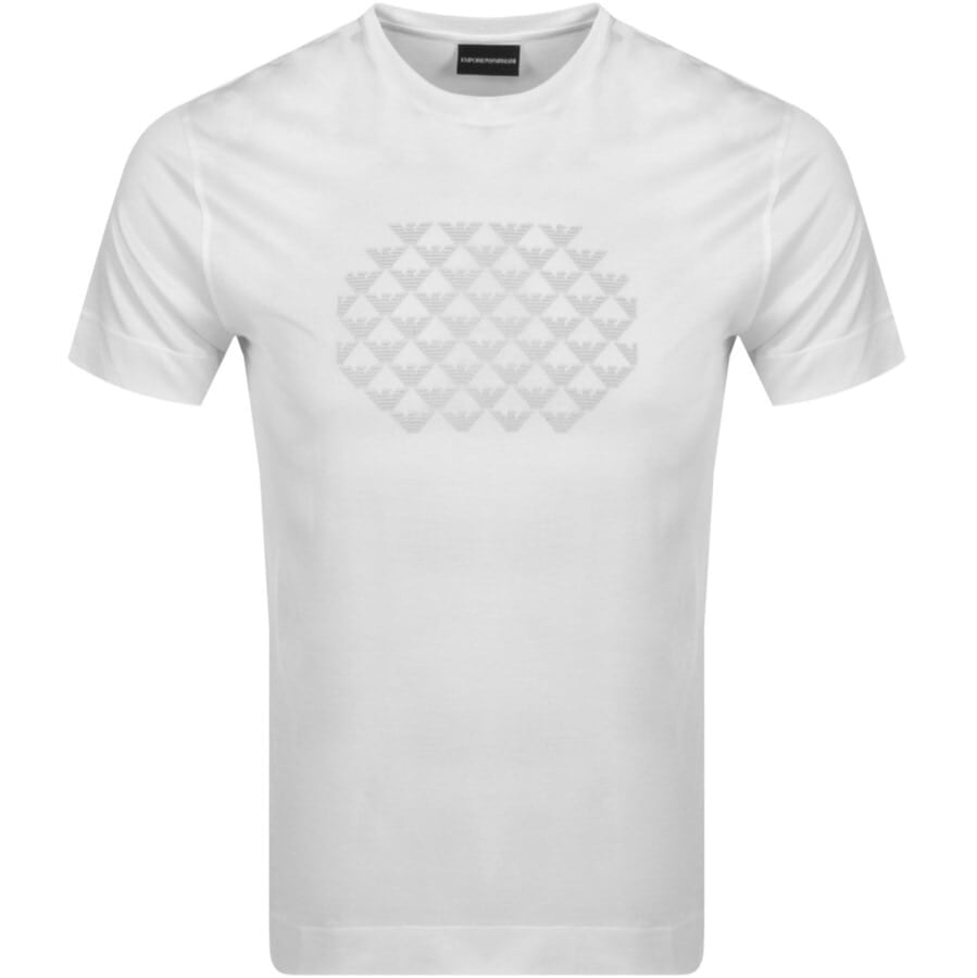 Alternative Image for ProductEmporio Armani Crew Neck Logo T Shirt White1