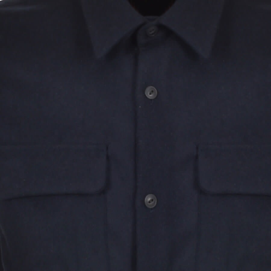 Alternative Image for ProductNudie Jeans Sten Wool Overshirt Navy3