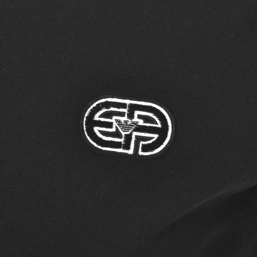 Alternative Image for ProductEmporio Armani Short Sleeved Polo T Shirt Black3