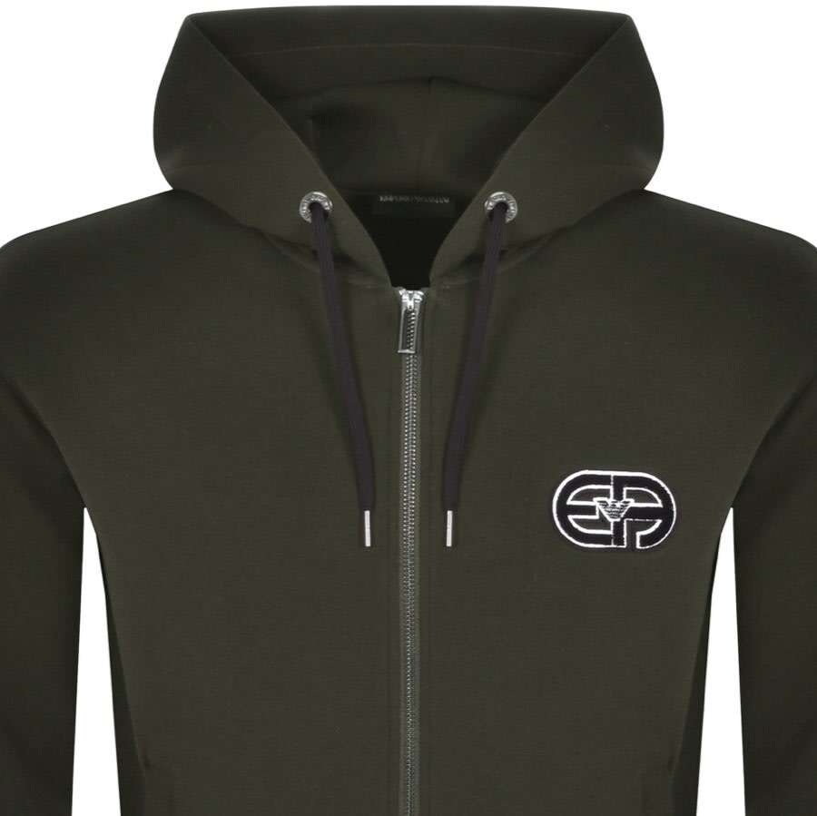 Alternative Image for ProductEmporio Armani Full Zip Hoodie Green2