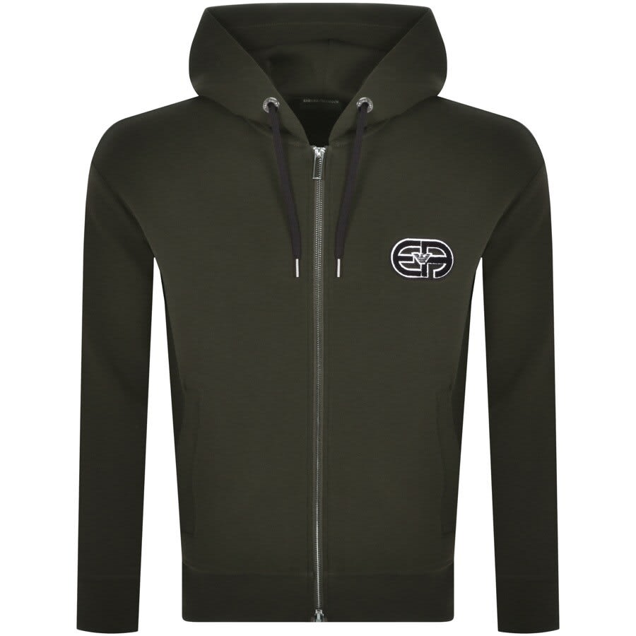 Alternative Image for ProductEmporio Armani Full Zip Hoodie Green1