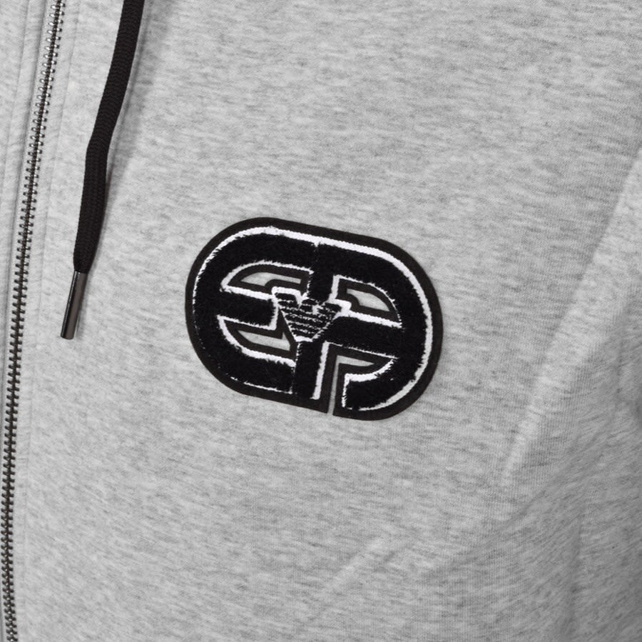 Alternative Image for ProductEmporio Armani Full Zip Hoodie Grey3