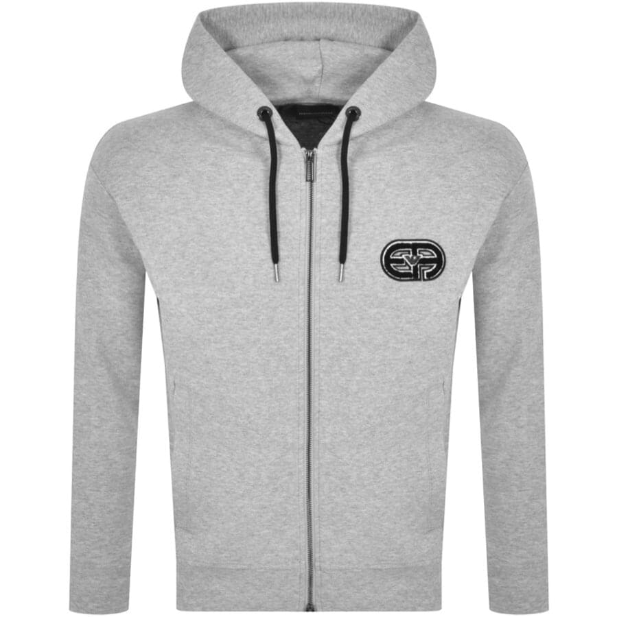 Alternative Image for ProductEmporio Armani Full Zip Hoodie Grey1