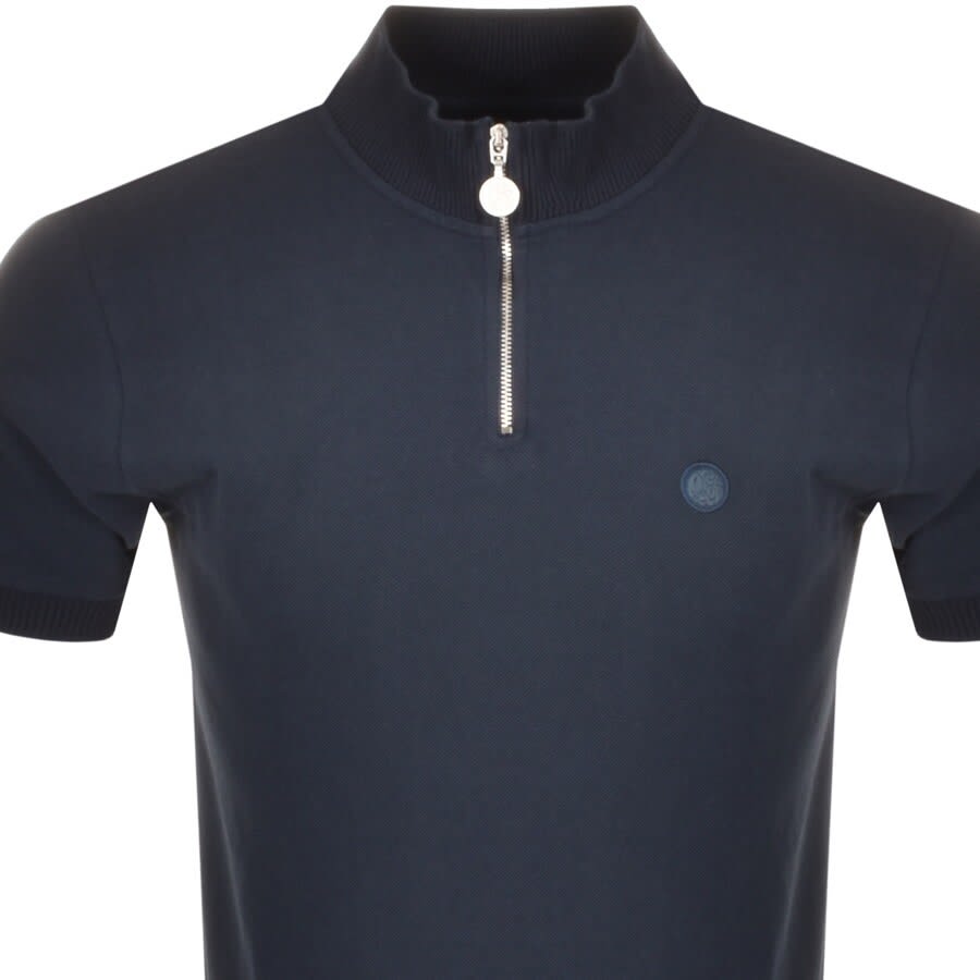 Alternative Image for ProductPretty Green Grainford Cycling T Shirt Navy2