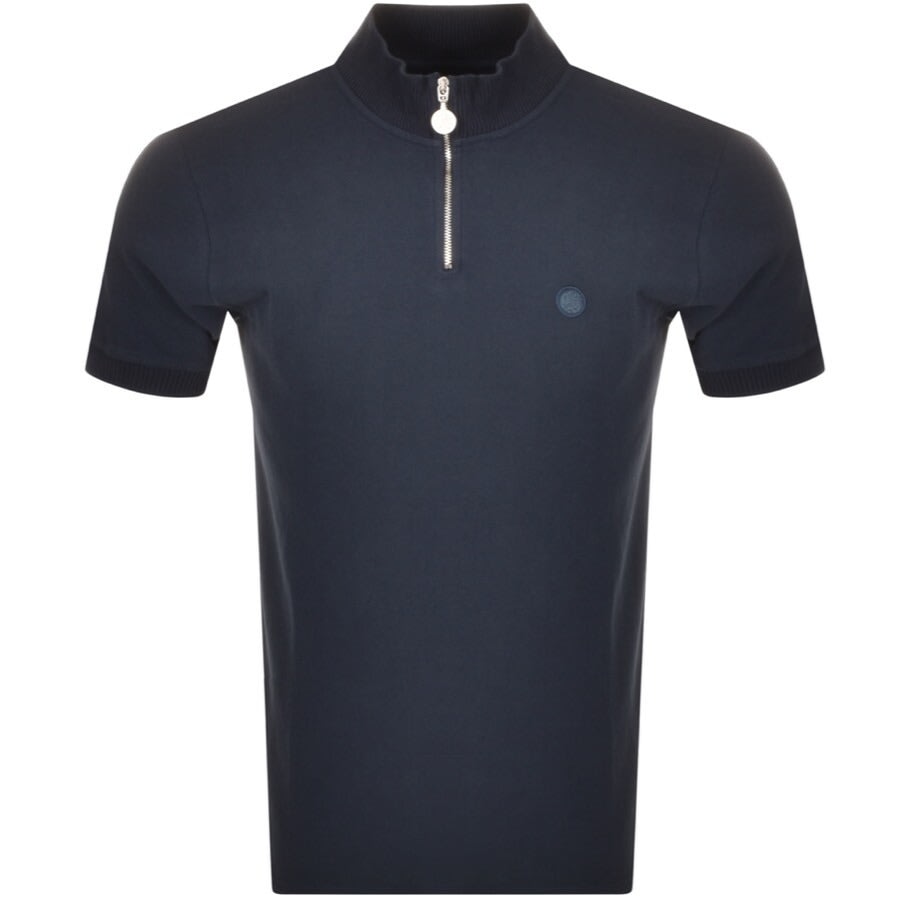 Alternative Image for ProductPretty Green Grainford Cycling T Shirt Navy1