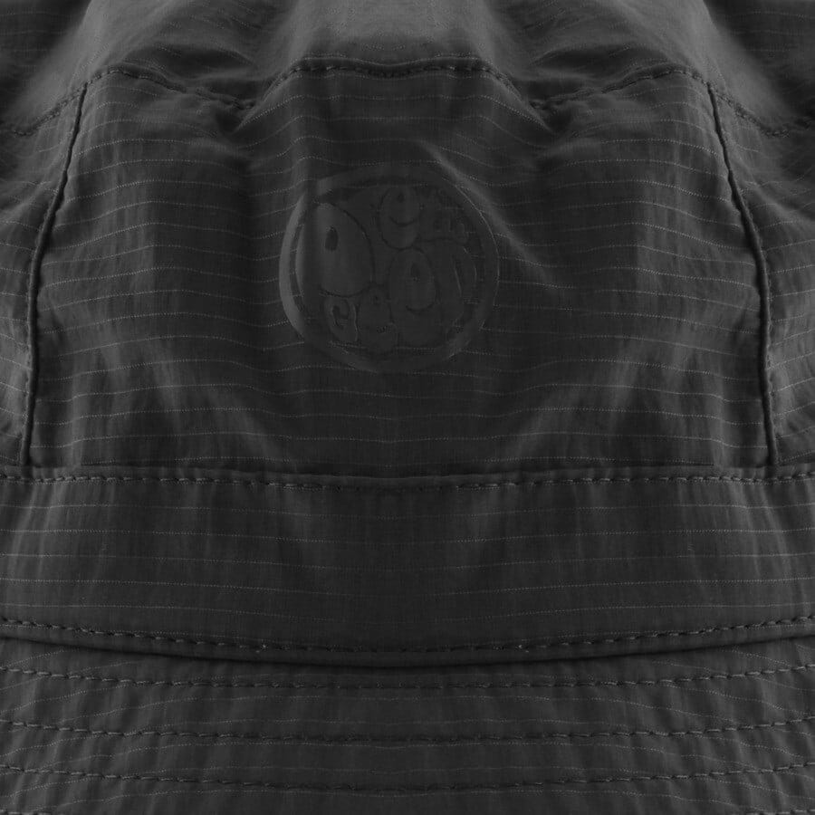 Alternative Image for ProductPretty Green Ripstop Nylon Bucket Hat Black3