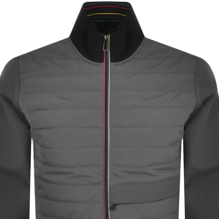 Alternative Image for ProductPS By Paul Smith Mixed Media Jacket Grey2