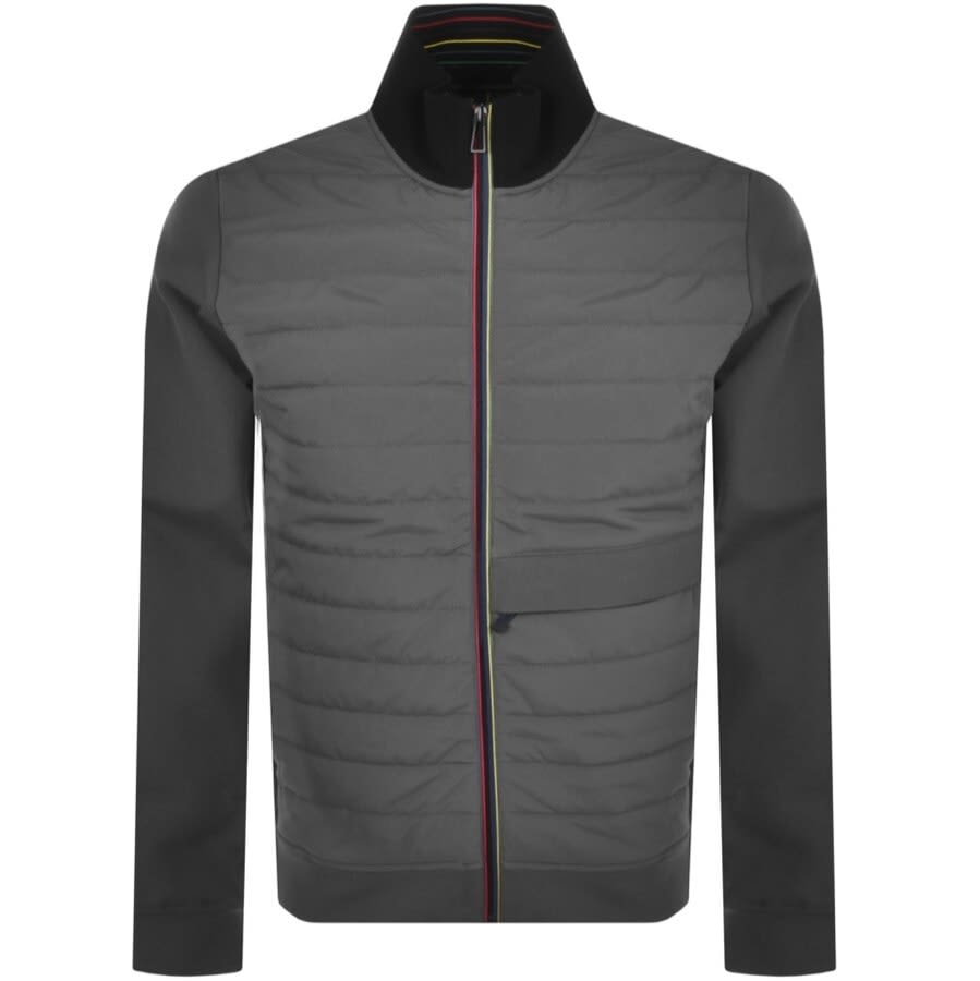 Alternative Image for ProductPS By Paul Smith Mixed Media Jacket Grey1