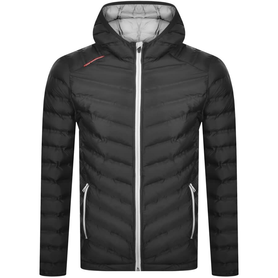 Alternative Image for ProductLuke 1977 Worldy Quilted Hooded Jacket Black1