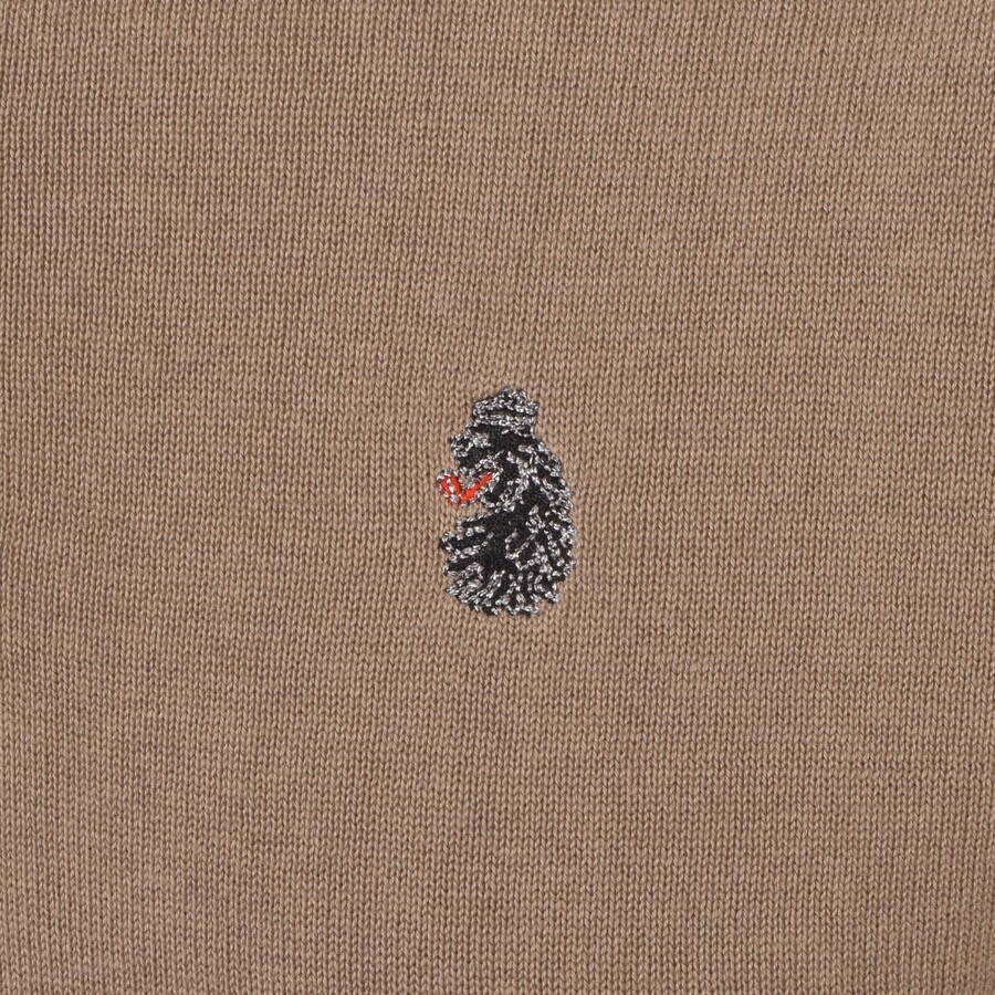 Alternative Image for ProductLuke 1977 Magnesium Knit Long Sleeve Polo Brown3